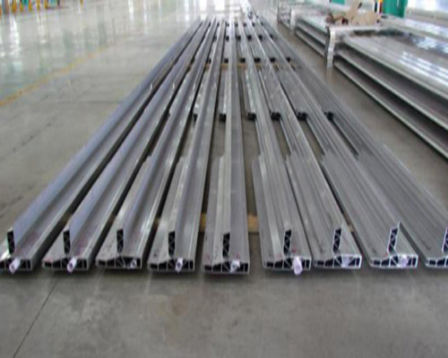 6063 Profil pipa bar aluminium untuk kendaraan kereta api